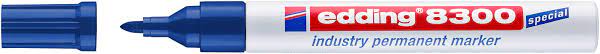 Viltstift edding 8300 industrie rond 1.5-3mm blauw afbeelding