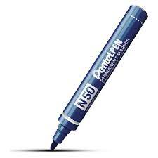 Viltstift Pentel N50 rond 1.5-3mm blauw afbeelding