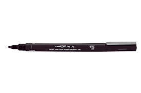 Fineliner Uni-ball Pin 0.05mm zwart afbeelding