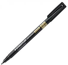Viltstift Staedtler Lumocolor 319 special permanent F zwart afbeelding