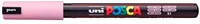 Paintmarker Uni POSCA PC1MR extra fijn lichtroze