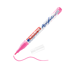 Acrylmarker edding e-5300 fijn elegant neon roze afbeelding