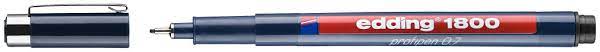 Fineliner edding 1800 0.7mm zwart — Foto 2 van 2