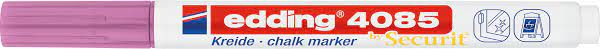 Krijtstift edding 4085 by Securit rond 1-2mm metallic roze afbeelding