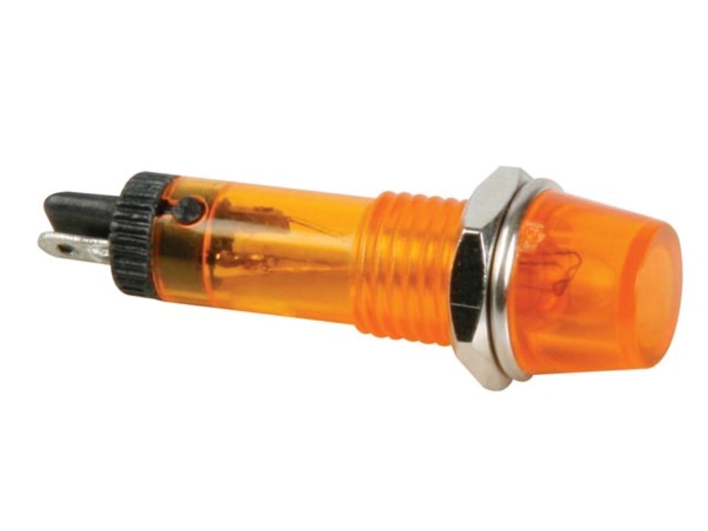 Velleman RONDE SIGNAALLAMP 8mm 12V ORANJE