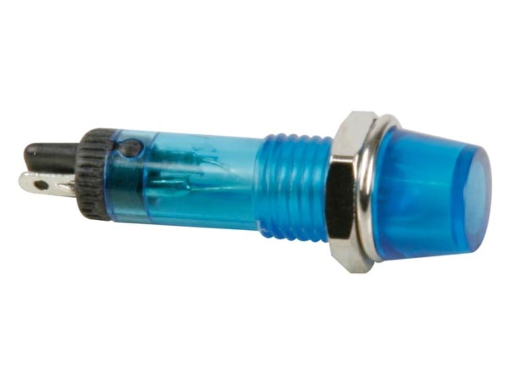Velleman RONDE SIGNAALLAMP 8mm 220V BLAUW