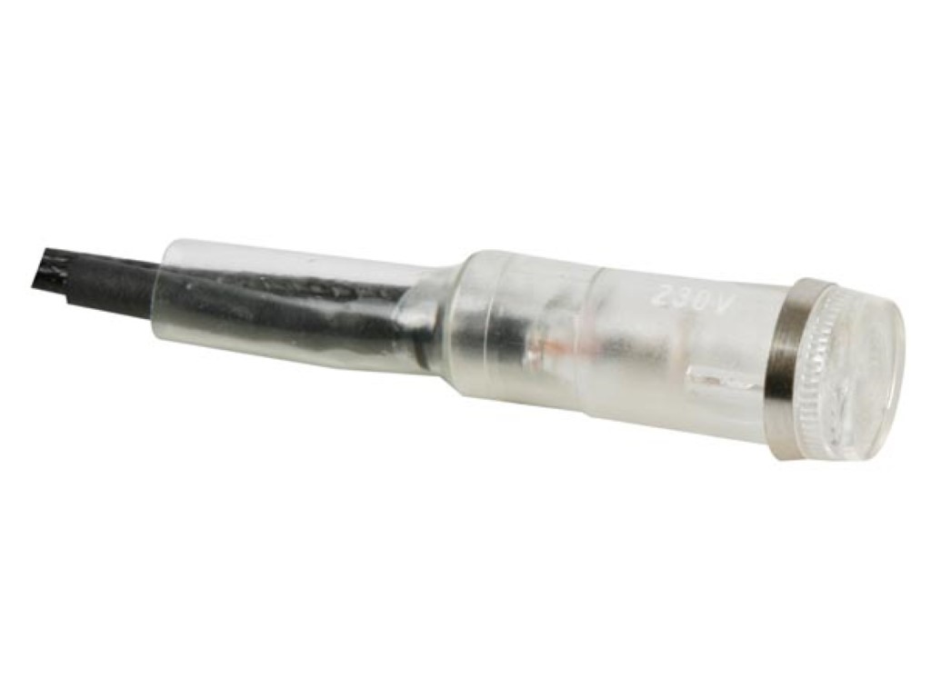 RONDE SIGNAALLAMP 9 mm 220 V HELDER afbeelding