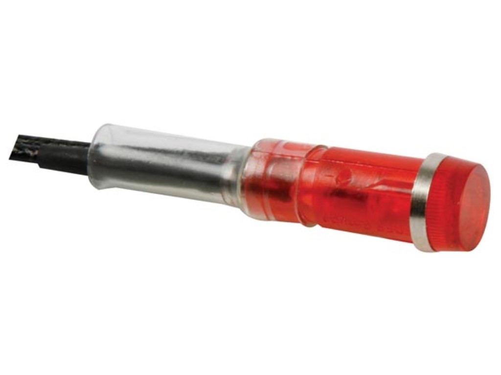 Velleman RONDE SIGNAALLAMP 9 mm 220 V ROOD
