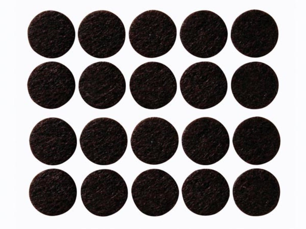 VILTTAPE - ROND 20 mm - 20 st. afbeelding