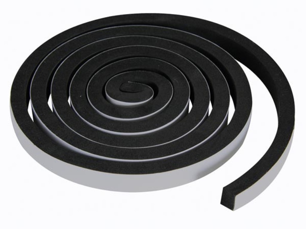 SCHUIMTAPE - 15 mm x 2 m - ZWART afbeelding