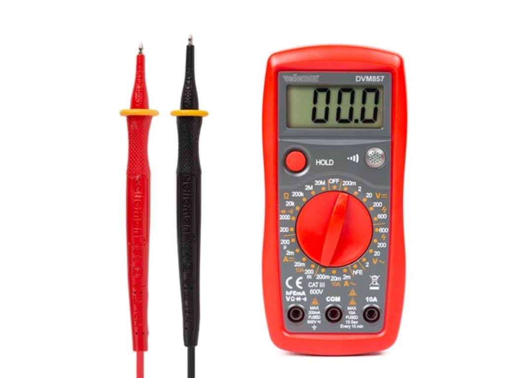 DIGITALE MULTIMETER - CAT III 600 V - 10 A afbeelding