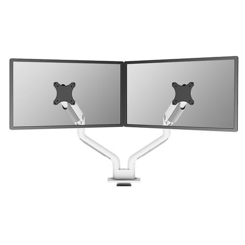 Neomounts NEXT One Desk Mount double display (Topfix clamp/grommet) afbeelding