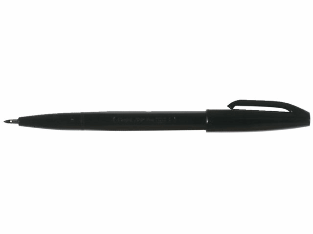 Fineliner Pentel Signpen S520 medium zwart afbeelding