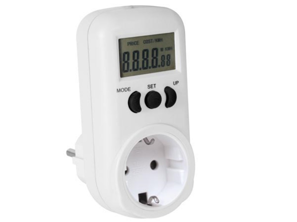 ENERGIEMETER - 230 VAC - 16 A - RANDAARDE afbeelding