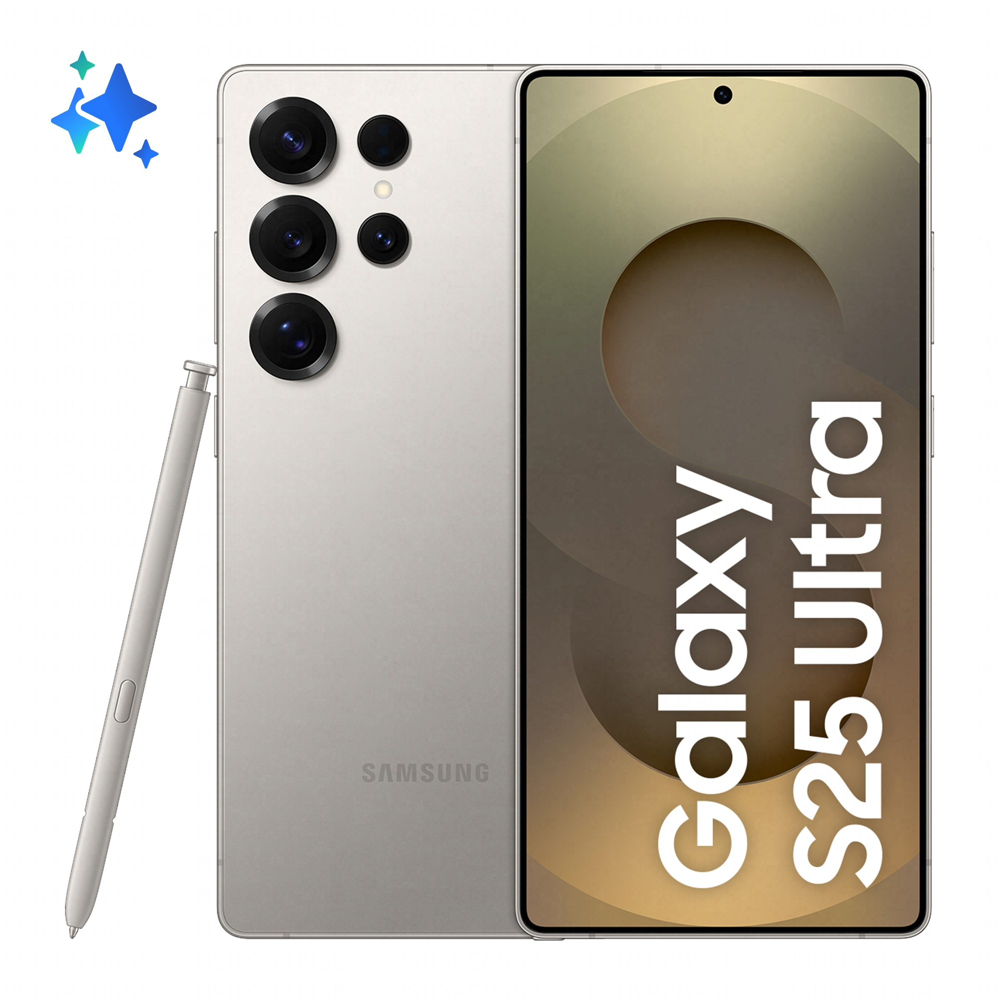 Samsung Galaxy S25 Ultra 17,5 cm (6.9") Dual SIM Android 15 5G USB Type-C 12 GB 1 TB 5000 mAh Grijs, Titanium afbeelding