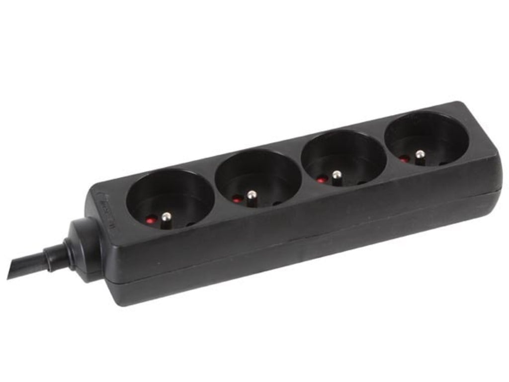 Velleman 4-VOUDIGE STEKKERDOOS MET KRIMPKOUS 3G2.5 1.5 m PENAARDE