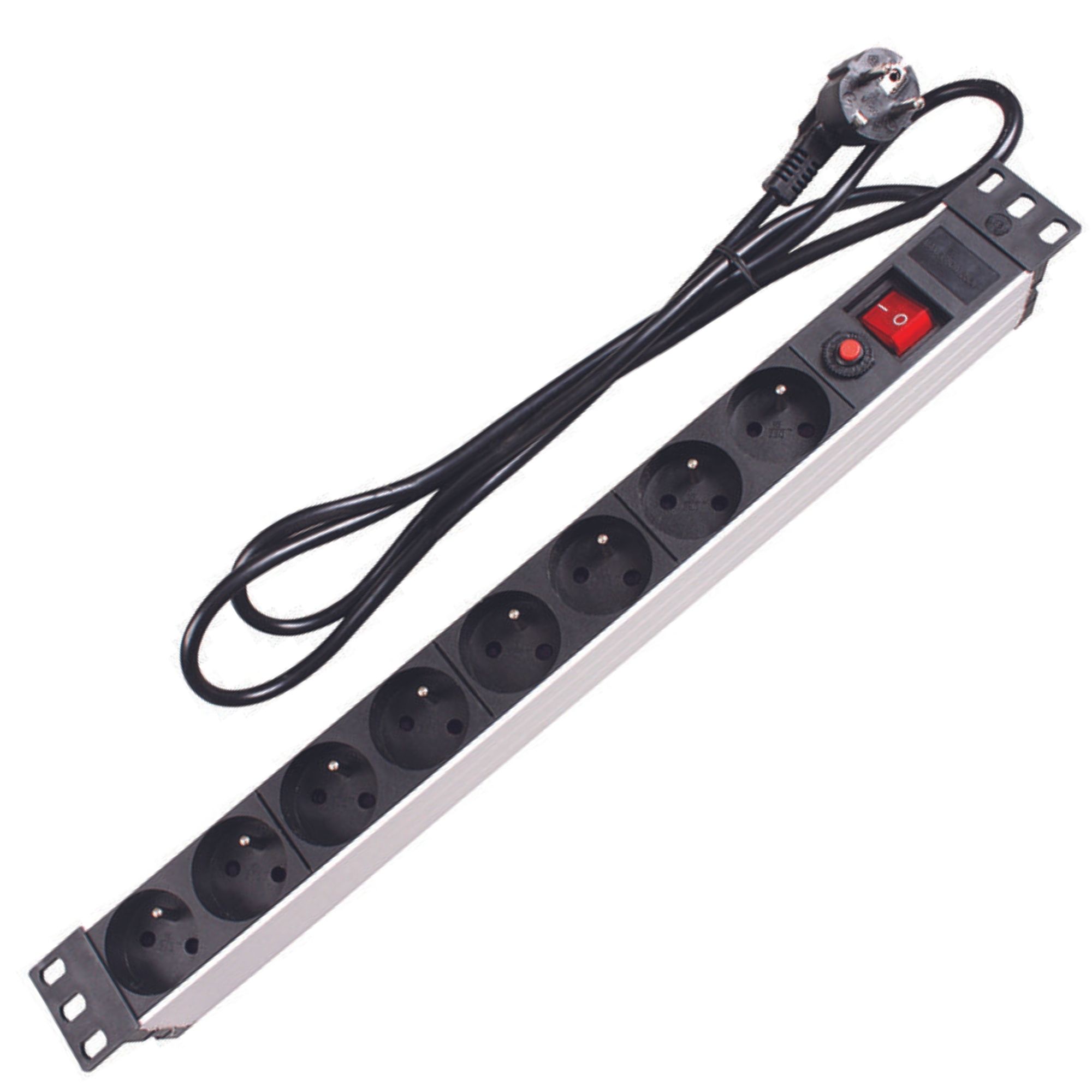 8-VOUDIGE STEKKERDOOS - PENAARDE - VOOR 19" RACK afbeelding