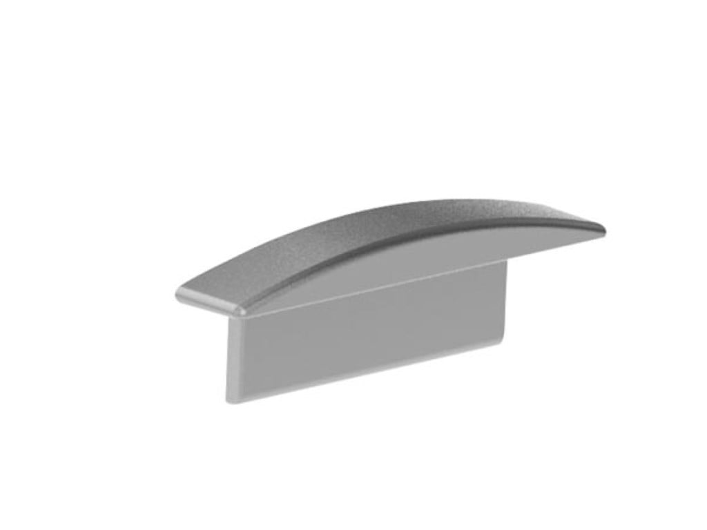 Velleman ALUMINIUM AFSLUITDOP VOOR ALUMINIUM-INBOUWPROFIEL VOOR LEDSTRIP SLIMLINE 7 mm ZONDER KABELOPENING ZILVER