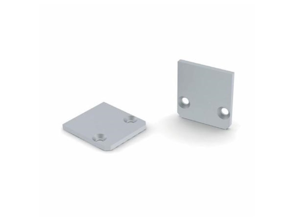 Velleman AFSLUITDOP VOOR LED-PROFIEL SL15 FL ZONDER KABELDOORVOER GEANODISEERD ALUMINIUM ZILVER