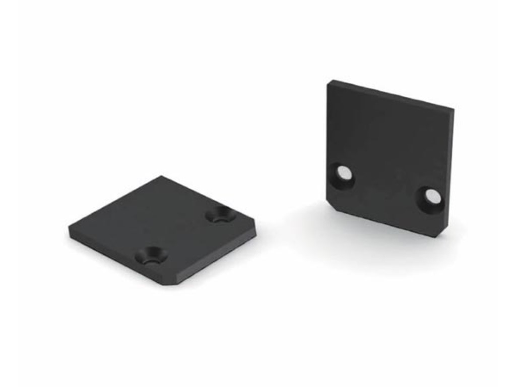 Velleman AFSLUITDOP VOOR LED-PROFIEL SL15 FL ZONDER KABELDOORVOER GEANODISEERD ALUMINIUM ZWART