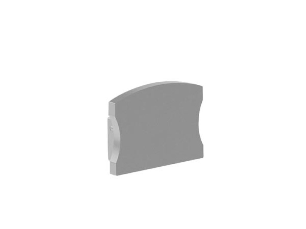 Velleman ALUMINIUM AFSLUITDOP VOOR ALUMINIUMPROFIEL VOOR LEDSTRIP SLIMLINE BREEDTE 15 mm ZONDER KABELOPENING ZILVER