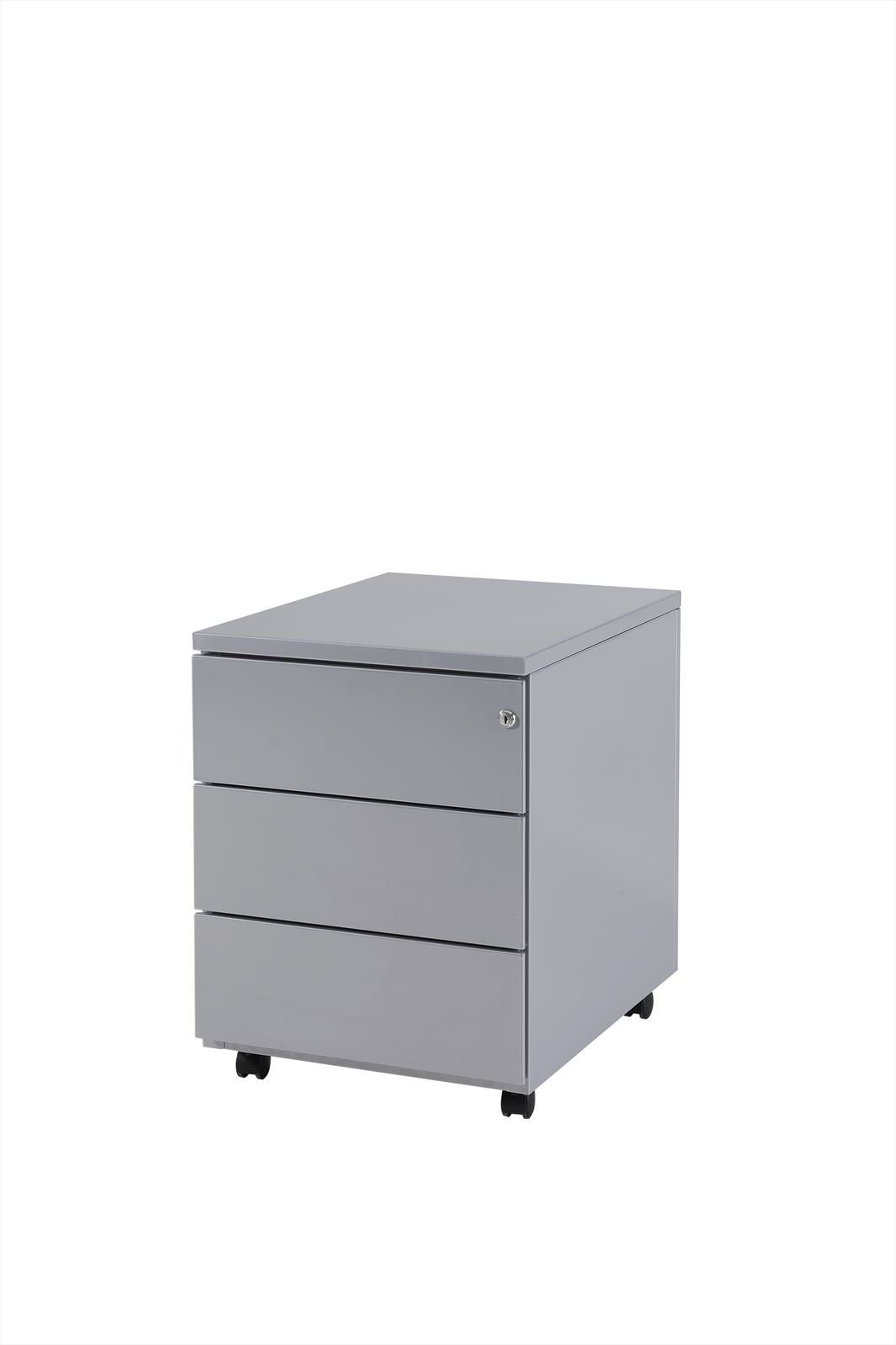 Ladenblok - 2 lades + lade met pennenbak - Zwart afbeelding
