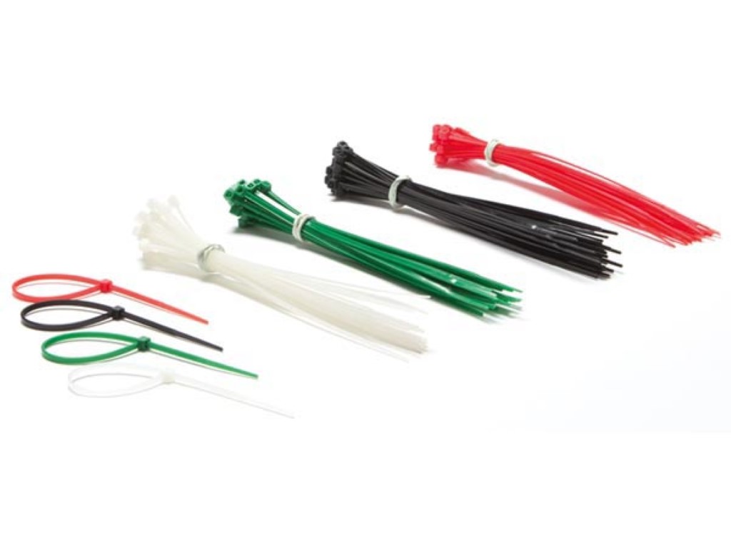 Velleman SET MET NYLON KABELBINDERS VERSCHILLENDE KLEUREN (100 st.)