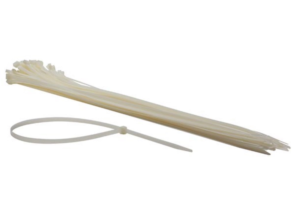Velleman SET MET NYLON KABELBINDERS 8.8 x 750 mm WIT (50 st.)