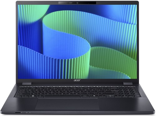 Acer TravelMate P4 16 TMP416-53-TCO-56T6 Intel Core Ultra 5 125U Laptop 40,6 cm (16") WUXGA 16 GB DDR5-SDRAM 512 GB SSD Wi-Fi 6E (802.11ax) Windows 11 Pro Blauw