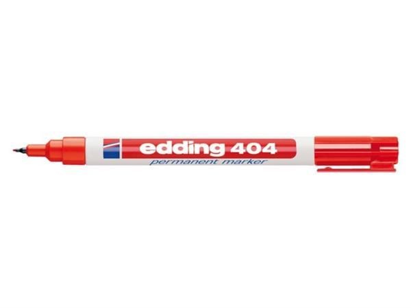 Viltstift edding 404 rond 0.75mm rood afbeelding
