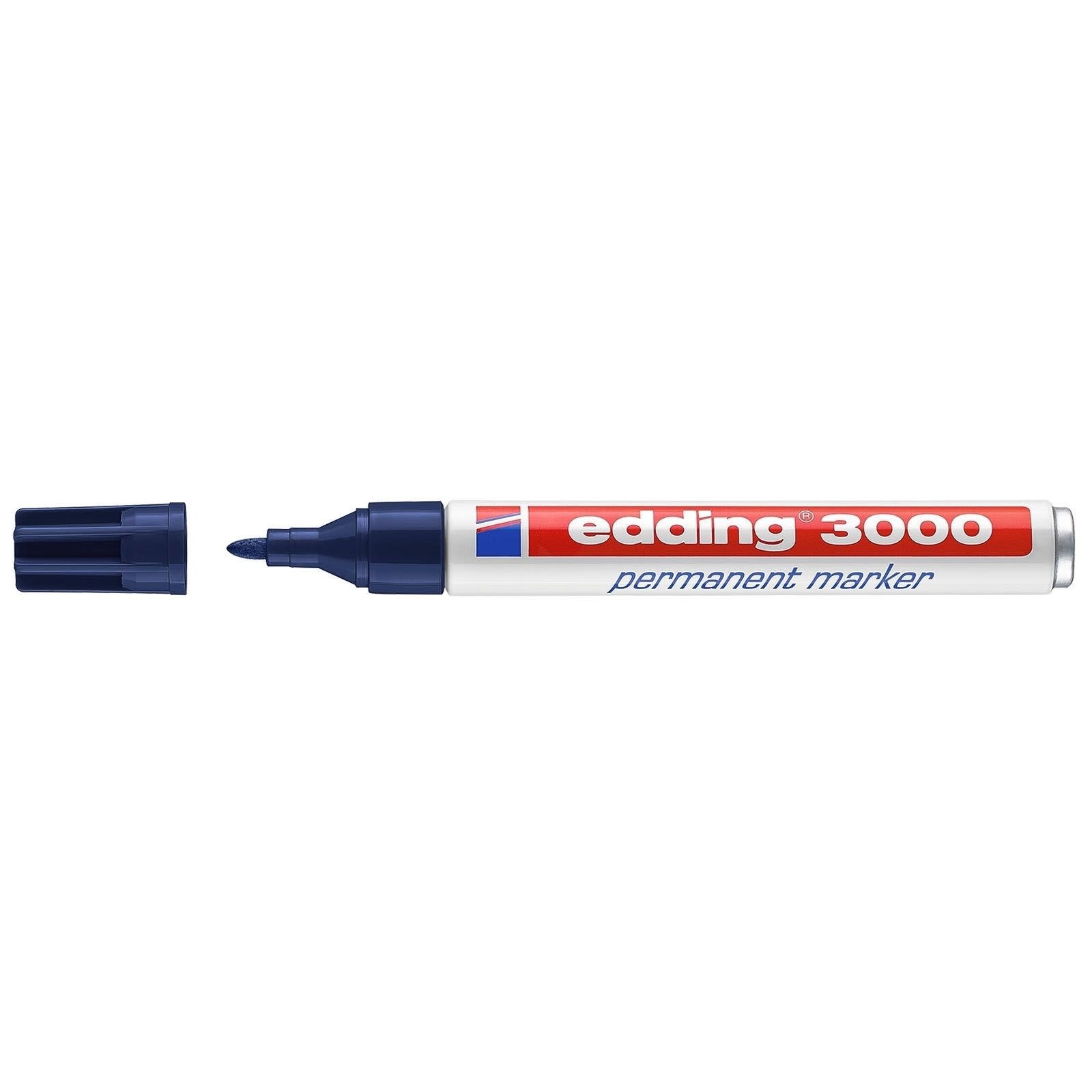 Viltstift edding 3000 rond 1.5-3mm staalblauw afbeelding