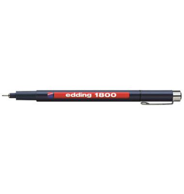 Fineliner edding 1800 0.25mm zwart — Foto 2 van 2