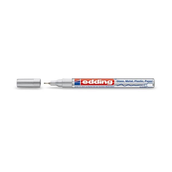 Viltstift Edding 780 lakmarker rond 0.8mm zilver afbeelding