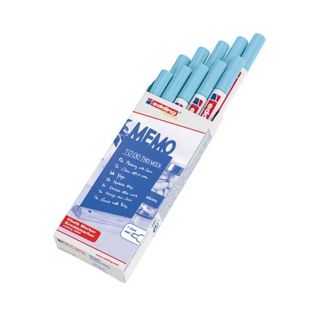Krijtstift edding 4085 by Securit rond 1-2mm pastel blauw afbeelding