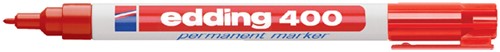 Viltstift edding 400 rond 1mm rood afbeelding