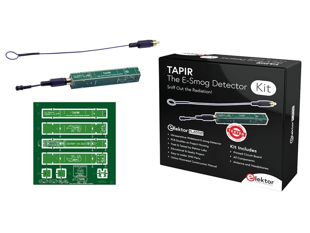 Velleman Elektor Tapir E-Smog Detector Kit