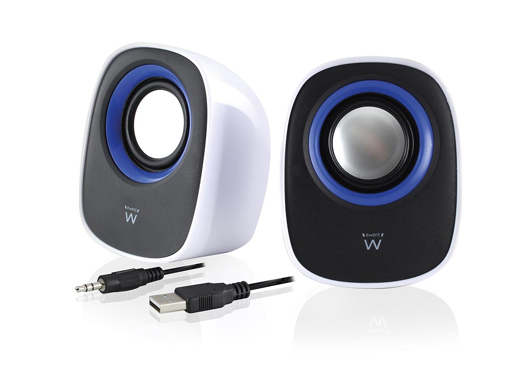 2.0 Stereo luidsprekerset voor pc en laptop, USB-voeding afbeelding