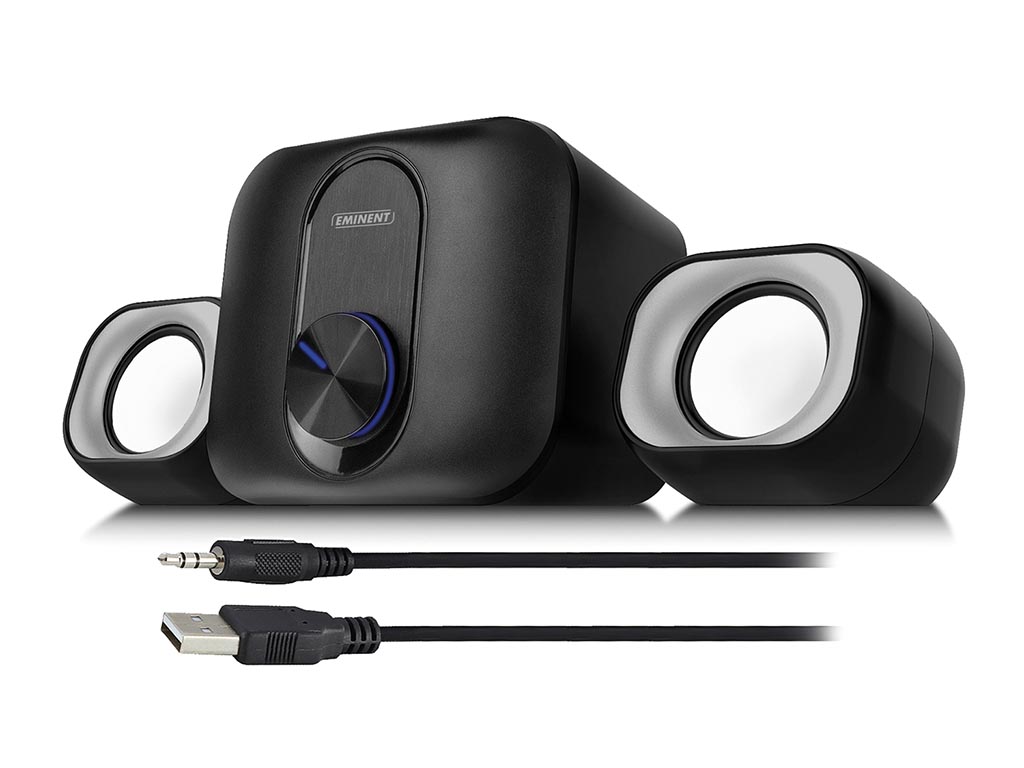 Velleman 2.1 Stereo speakerset voor PC en laptop USB-voeding