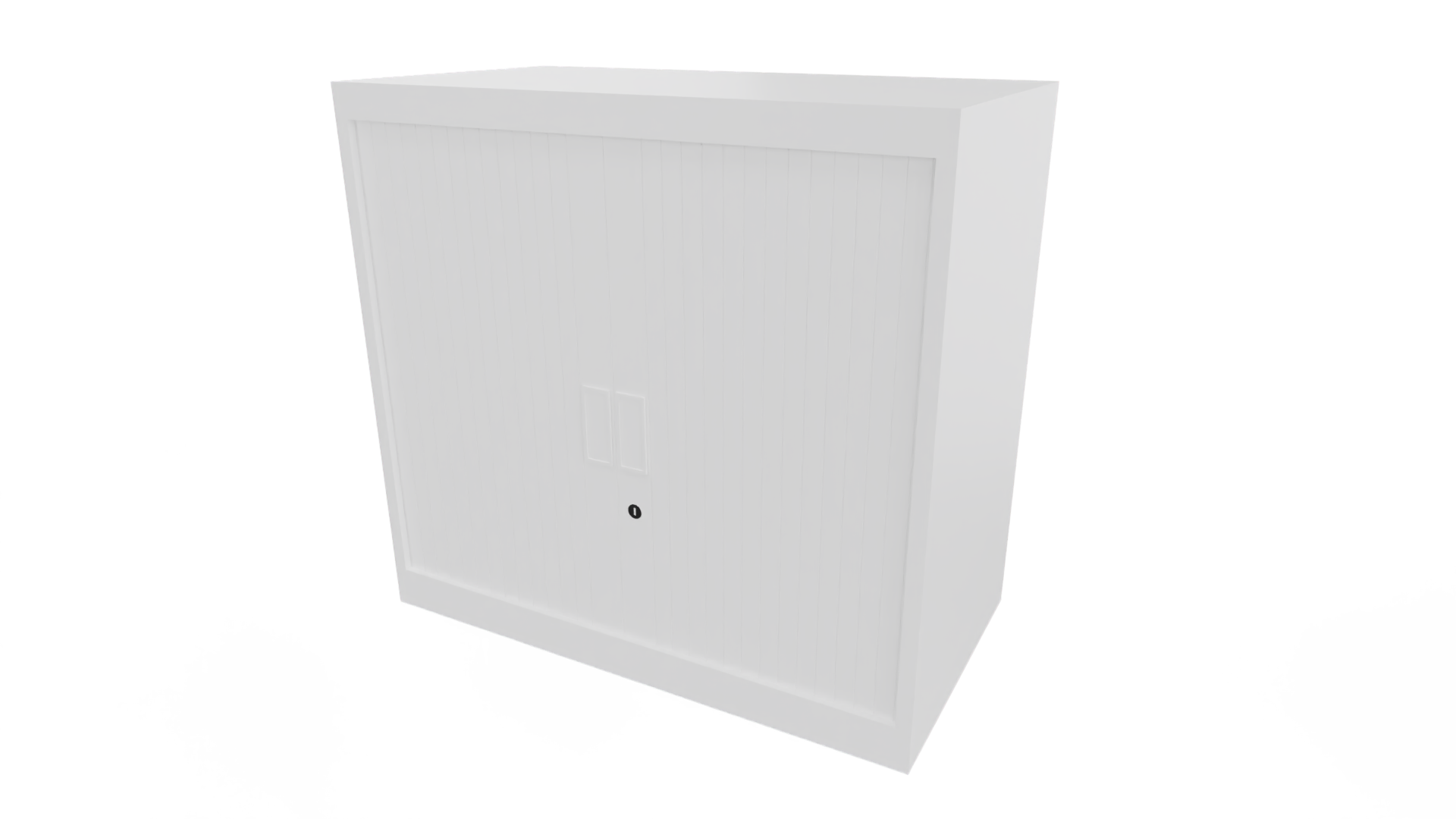 Roldeurkast 9011 - Wit - Wit - 72 x 80 x 43 cm. afbeelding