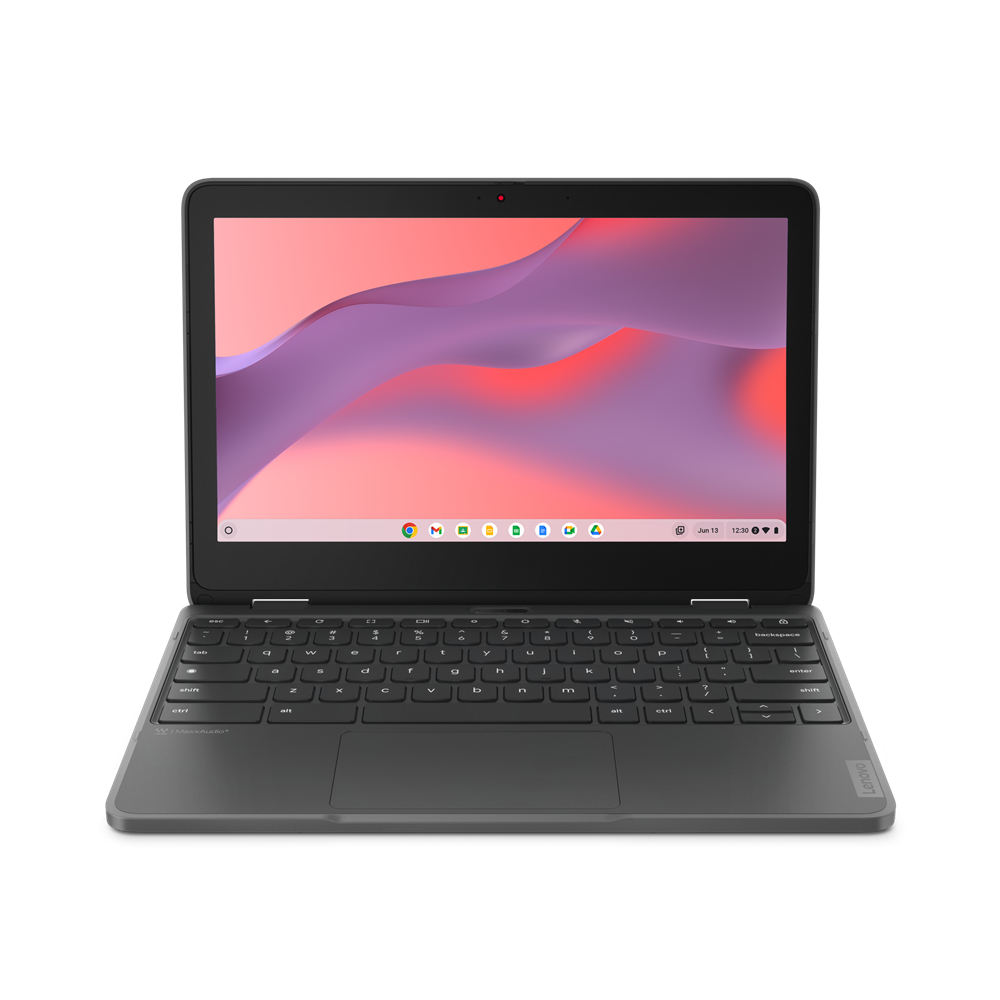 Lenovo 300e Yoga Chromebook MediaTek Kompanio 520 29 5 cm (11.6") Touchscreen HD 4 GB LPDDR4x-SDRAM 32 GB eMMC Wi-Fi 6 (802.11ax) ChromeOS Grijs