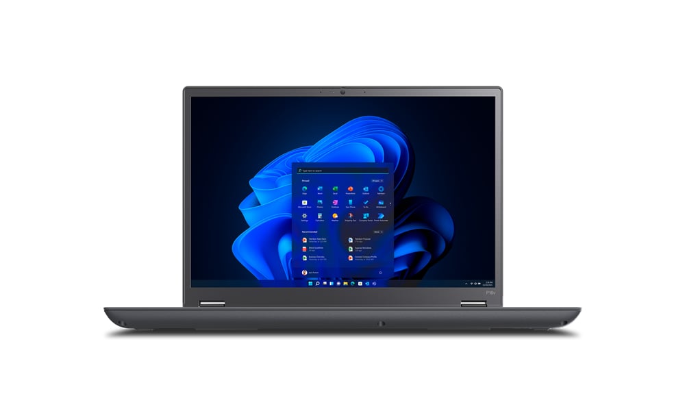 Lenovo ThinkPad P16v AMD Ryzen™ 9 PRO 7940HS Mobiel werkstation 40,6 cm (16") WUXGA 32 GB DDR5-SDRAM 1 TB SSD NVIDIA RTX 2000 Ada Wi-Fi 6E (802.11ax) Windows 11 Pro Zwart afbeelding