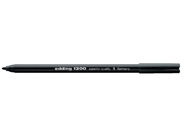 Fineliner edding 1300 medium zwart afbeelding