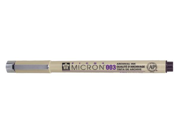 Fineliner Sakura Pigma Micron 003 0.15mm zwart afbeelding