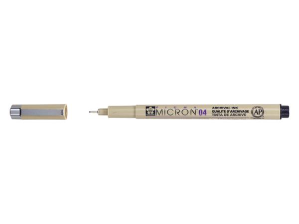 Fineliner Sakura Pigma Micron 04 0.4mm zwart afbeelding