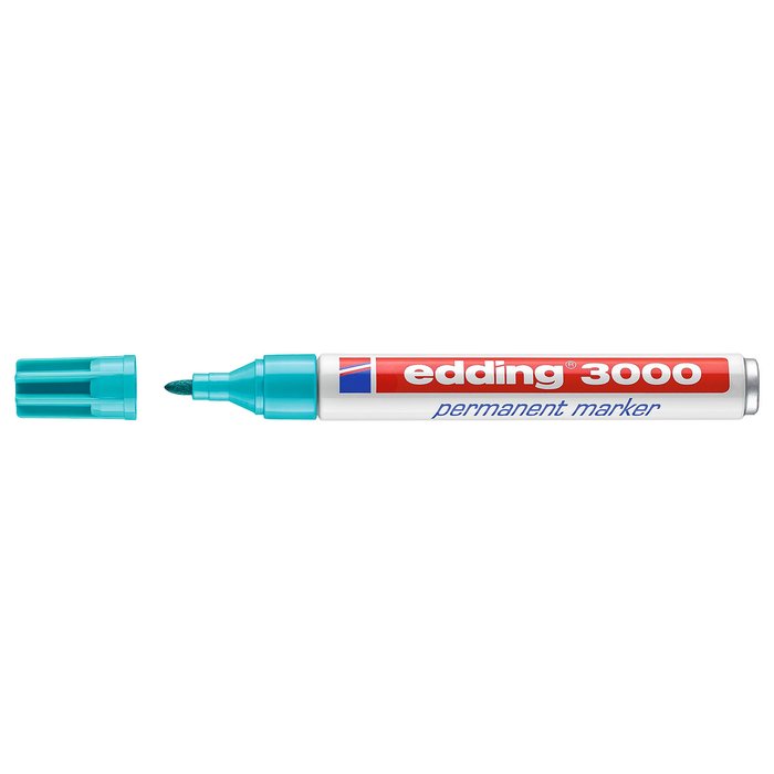 Viltstift edding 3000 rond 1.5-3mm turquoise afbeelding