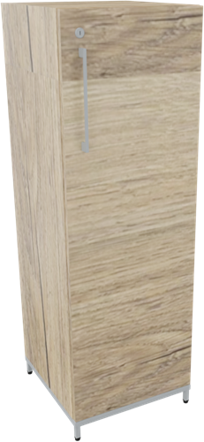 Kastelement 23901 - 40 x 124 x 43 cm. - Alu - Eiken YT49a