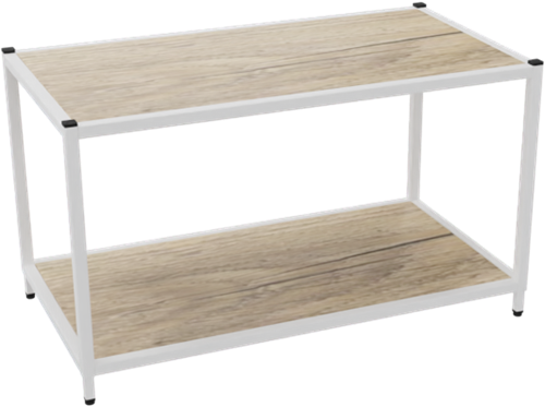 Kastelement 21701 - 46 x 80 x 43 cm. - Wit - Eiken YT49a