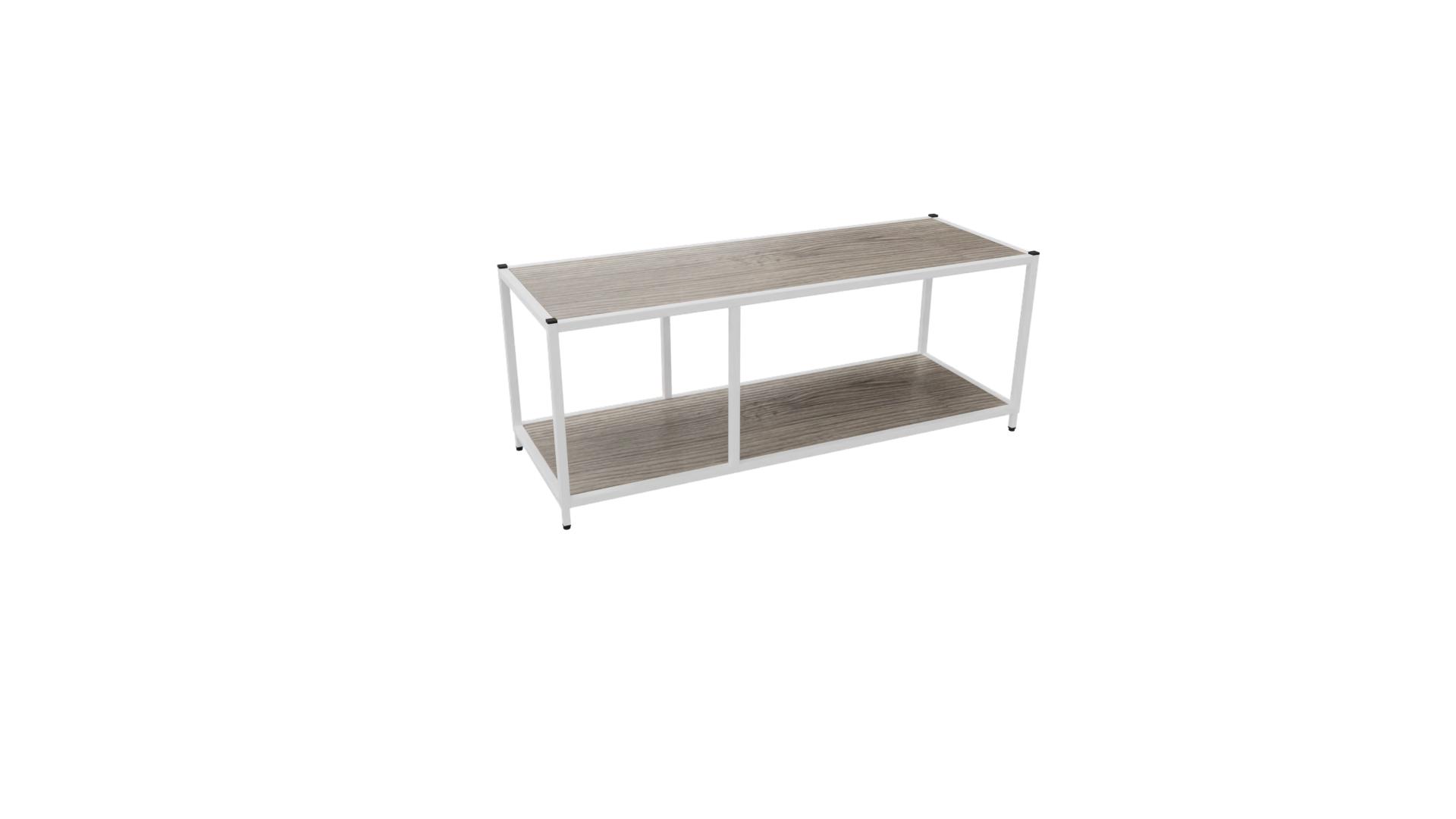 Kastelement 20051 - 46 x 119 x 43 cm. - Wit - Eiken YT63A