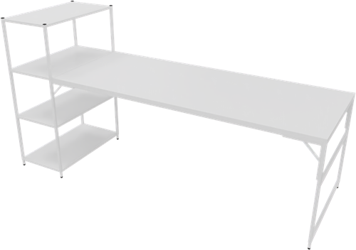 Kastelement 22001 - 124 x 80 x 43 cm. - Wit - Wit