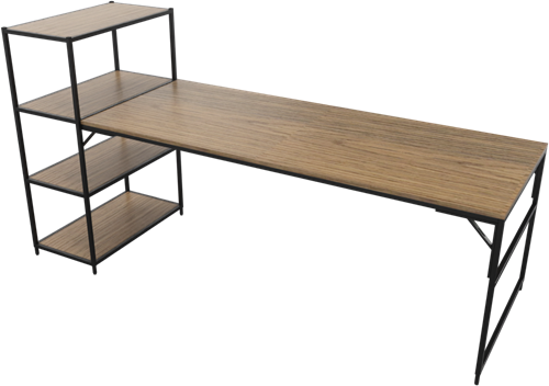 Kastelement 22001 - 124 x 80 x 43 cm. - Zwart - Eiken YT60A